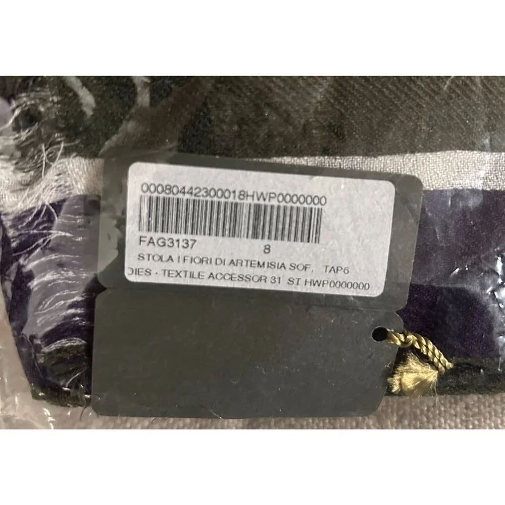 NWT $1200 LORO PIANA STOLA I FIORO DI CASHMERE/SILK BLEND FLORAL SCARF